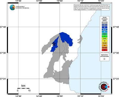 Mappa EMS - territori comuni