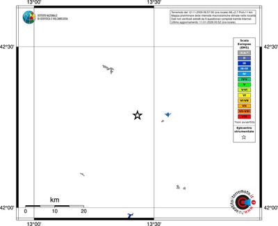 Mappa EMS - territori località