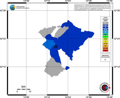 Mappa EMS - territori comuni