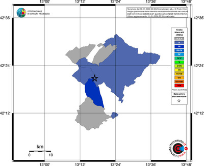 Mappa MCS - territori comuni