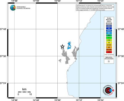 Mappa MCS - territori località