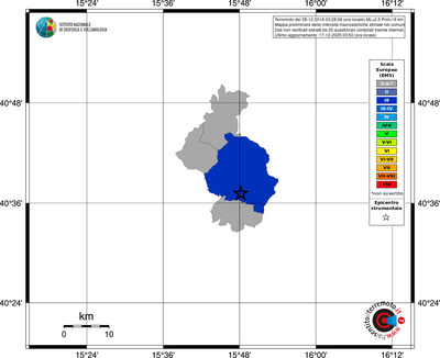 Mappa EMS - territori comuni