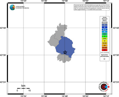Mappa MCS - territori comuni