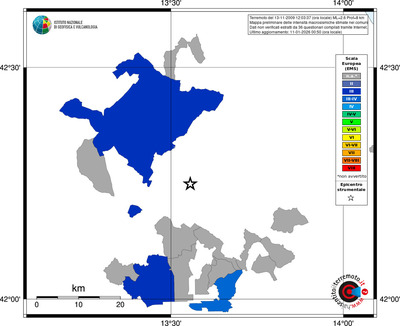 Mappa EMS - territori comuni