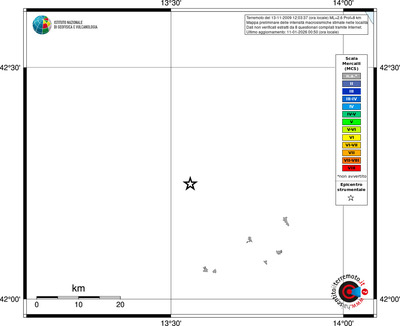 Mappa MCS - territori località