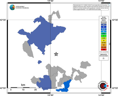 Mappa MCS - territori comuni
