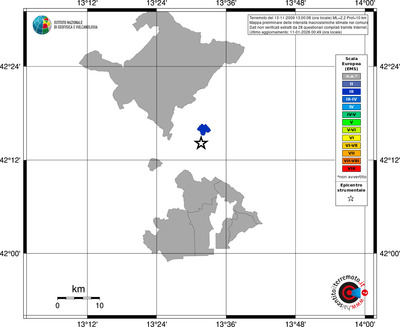 Mappa EMS - territori comuni