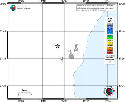 Mappa EMS - territori località