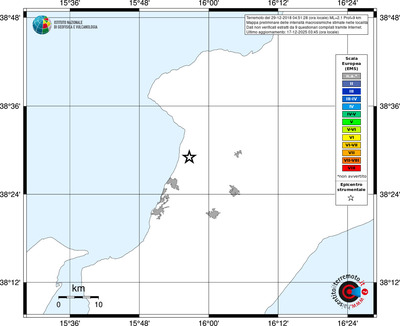 Mappa EMS - territori località