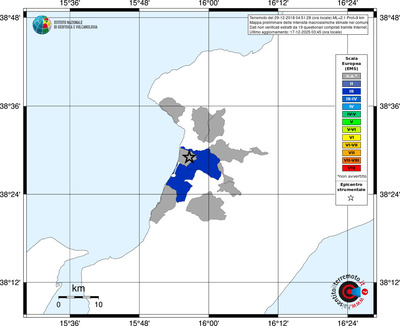 Mappa EMS - territori comuni