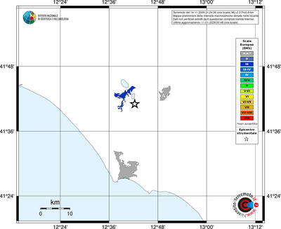 Mappa EMS - territori località