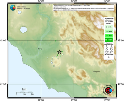 Mappa comuni con almeno 3 questionari