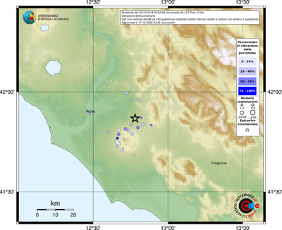 Mappa comuni con almeno 3 questionari