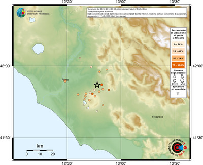 Mappa comuni con almeno 3 questionari