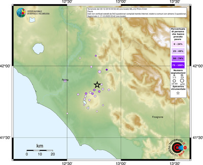 Mappa comuni con almeno 3 questionari