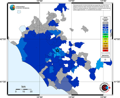 Mappa EMS - territori comuni