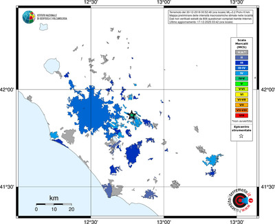 Mappa MCS - territori località