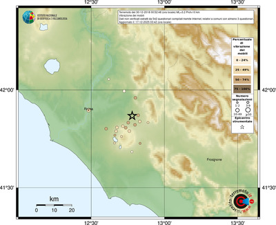 Mappa comuni con almeno 3 questionari