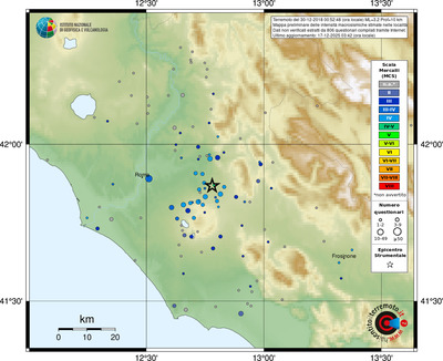Mappa MCS - località
