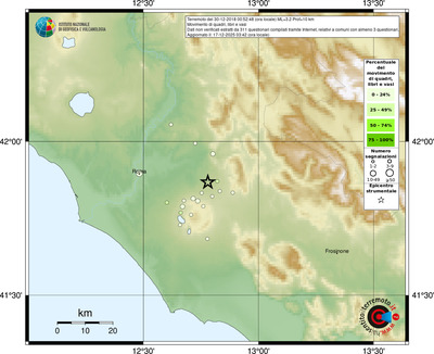 Mappa comuni con almeno 3 questionari