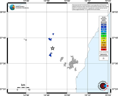 Mappa EMS - territori località