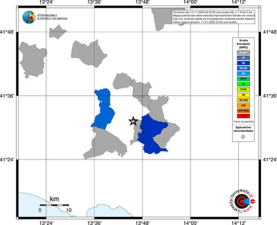 Mappa EMS - territori comuni