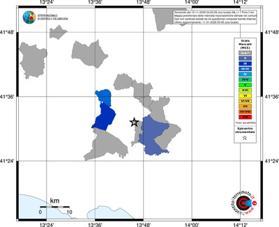 Mappa MCS - territori comuni