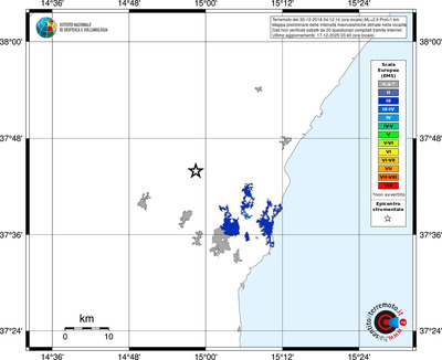 Mappa EMS - territori località