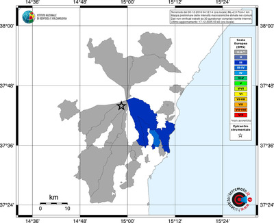 Mappa EMS - territori comuni