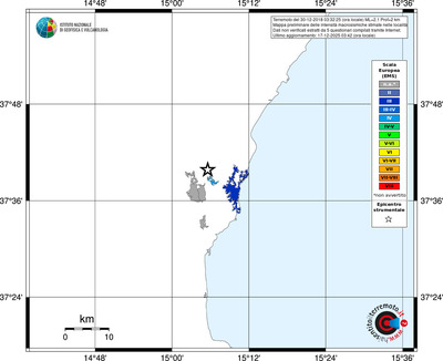 Mappa EMS - territori località