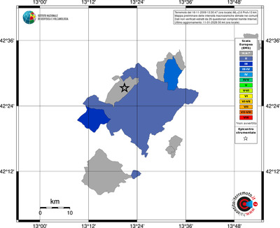Mappa EMS - territori comuni