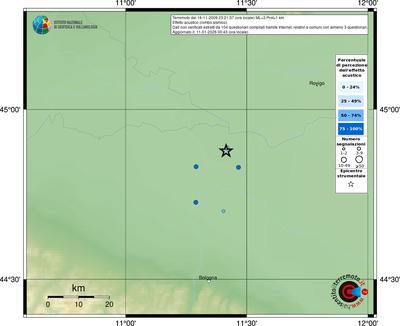 Mappa comuni con almeno 3 questionari