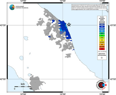 Mappa EMS - territori comuni