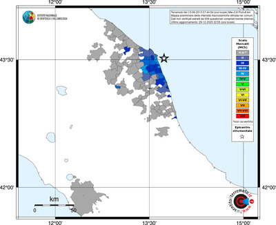 Mappa MCS - territori comuni