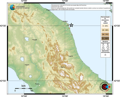 Mappa comuni con almeno 3 questionari