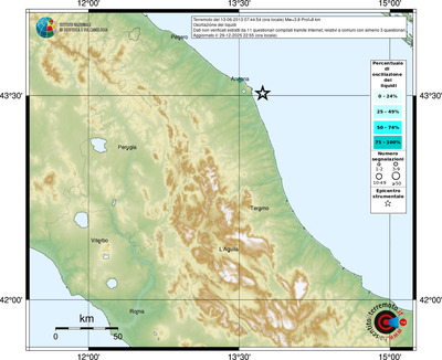 Mappa comuni con almeno 3 questionari