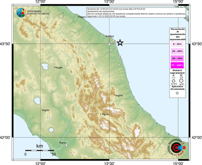 Mappa comuni con almeno 3 questionari