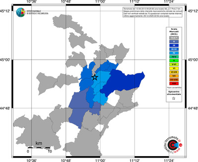Mappa MCS - territori comuni