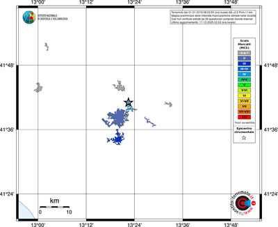 Mappa MCS - territori località