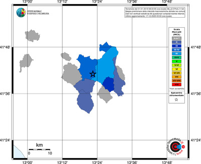 Mappa MCS - territori comuni