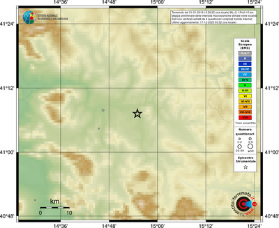 Mappa EMS - località
