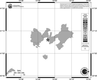 Mappa EMS - territori comuni
