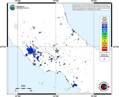 Mappa EMS - territori località