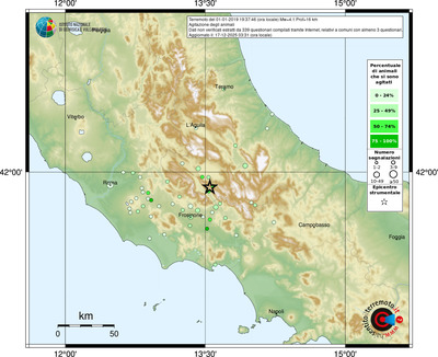Mappa comuni con almeno 3 questionari