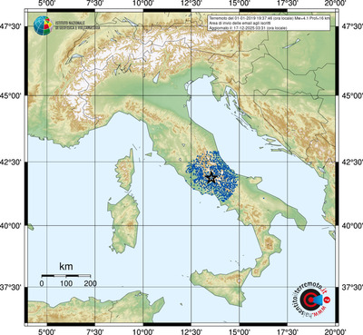 Area di invio delle email agli iscritti