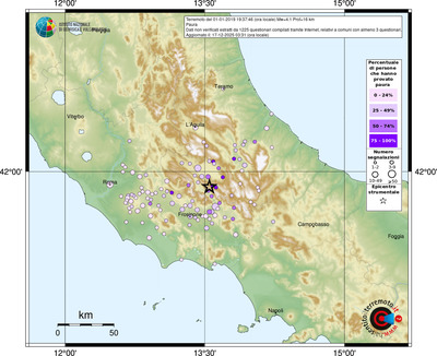Mappa comuni con almeno 3 questionari