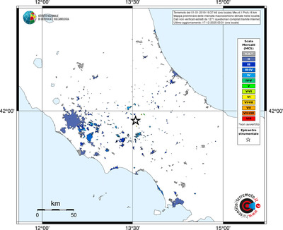 Mappa MCS - territori località