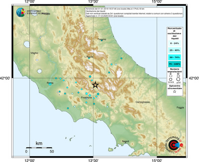 Mappa comuni con almeno 3 questionari