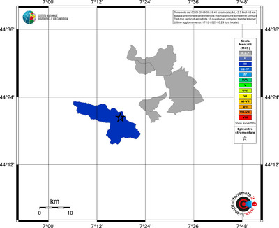 Mappa MCS - territori comuni