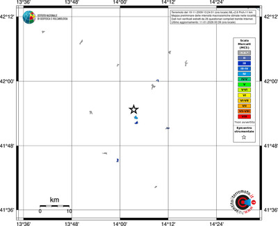 Mappa MCS - territori località